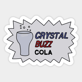 Clear Crystal Buzz Cola Sticker
